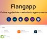 Flangapp - онлайн-конструктор приложений SAAS с веб-сайта